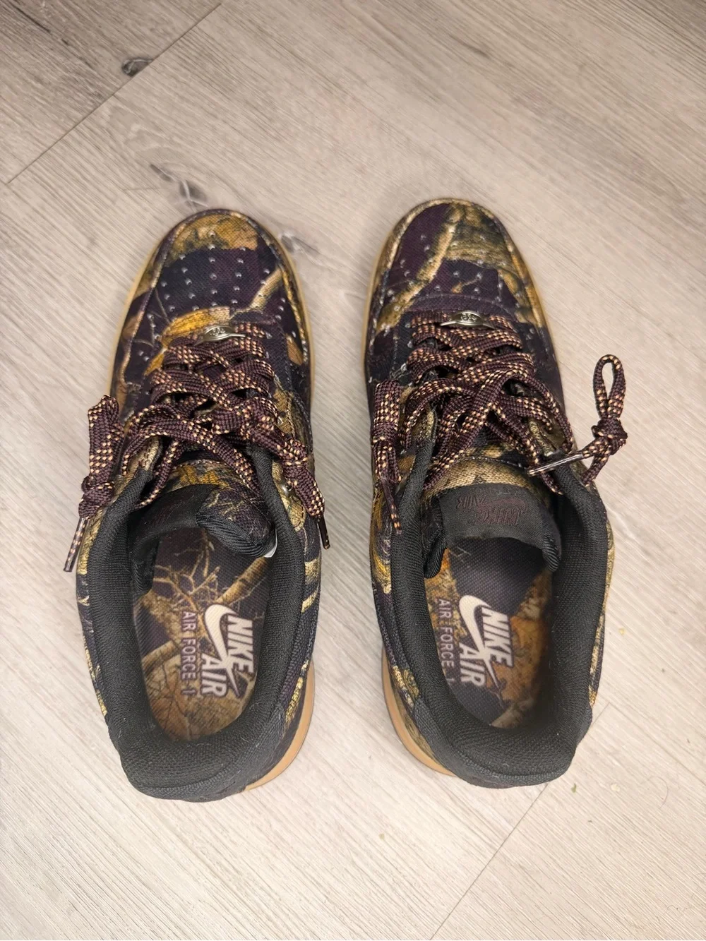 Nike Air Force 1 Low Realtree Camo Sneakers Size 8